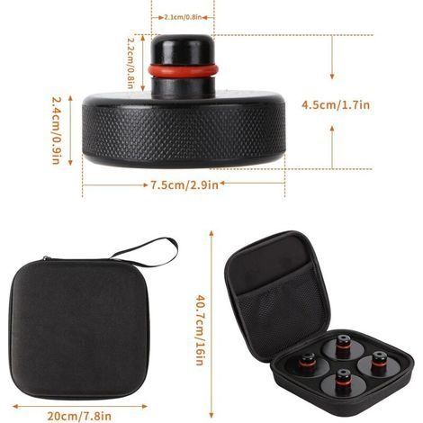 Wagenheberauflage für Tesla Model 3/Y/S/X, Gummi-Wagenheberadapter, Hebewerkzeug, Batterieschutz und Fahrzeugchassisstütze (1/4)