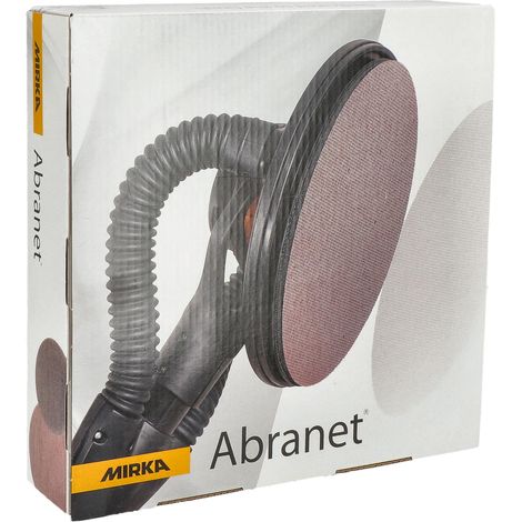 Mirka Abranet-Schleifscheiben dede net Ø 225 mm Klettverschluss/Körnung P150 / 25 Stück / zum Schleifen von Holz, Spachtel, Lack, Kunststoff / 5422302515