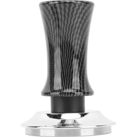 Tamper per Caffè 51mm – Pressino Espresso con Molla Integrata, Acciaio Inox e Design Ergonomico – Base Piana per Uso Domestico e Professionale (1/5)