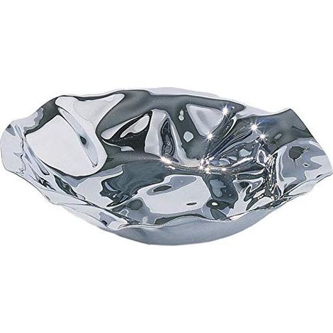 Bol à fruits alessi Sarria argent acier inoxydable 27 5 cm