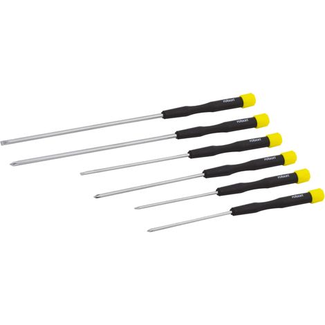 Cacciavite Set 6pz (Di Precisione) Extra Long 1 Pacchetto / S