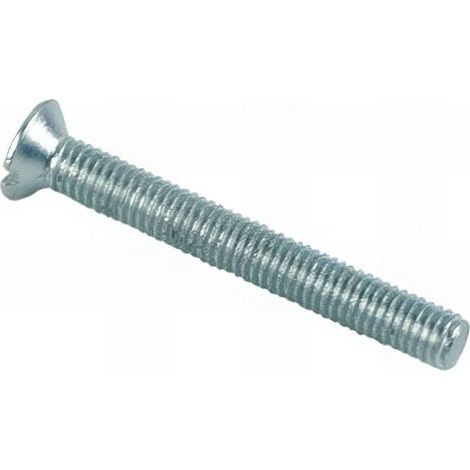 Vis métaux tête fraisée Fendue 3 x 40 mm Zinguée - Boite de 500 pcs - Fixtout VMFF0304002B