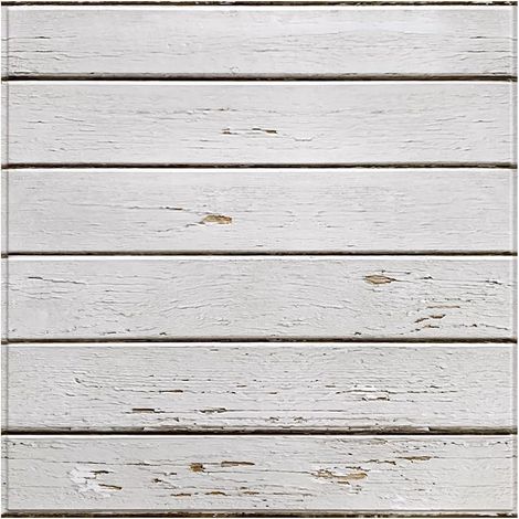 10 Pièces Panneaux Muraux 3D Bois, Parement Mural Interieur, PVC Planches Murales Imitation Bois Mur Revêtement 30 x 30 cm, pour Salon, Chambre à coucher, Cheminée Décoration Murale (1/5)