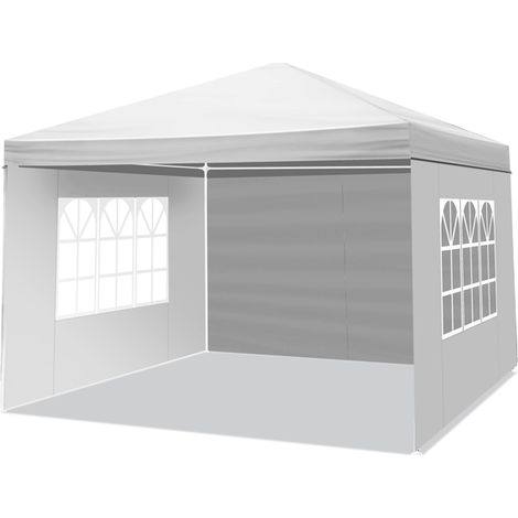 3x3m Waterproof Party Tent-Durable PE Cloth,Easy Assembly for Weddings,Camping,Parking and Outdoor Events (1/5)