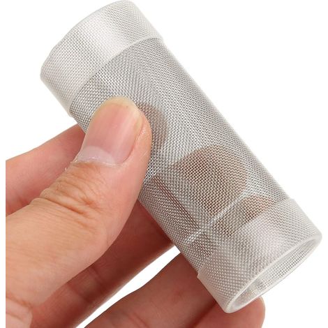 Couvercle de Filtre de Crépine d'aquarium Crépine de Filtre d'entrée d'aquarium rugosité Interne Traitement des Pores Facile à Utiliser en Acier Inoxydable (M) (1/5)