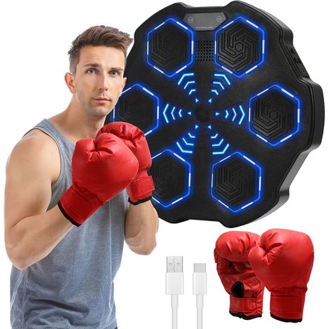 Randaco Macchina da boxe a parete Ritmi multipli Musica da boxe Bluetooth integrata Sono disponibili due opzioni di montaggio (1/5)