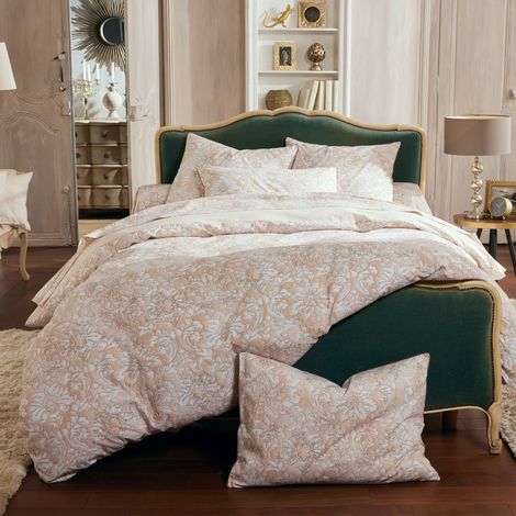 Parure de lit percale de coton collection PALAZZO Taie 50x70 cm 240x220 cm (1/5)