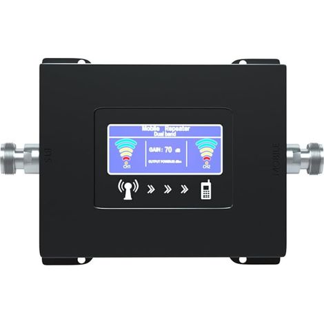 Double Bande GSM 900 / 1800MHz Mobile Signal Booster Repeater Amplificateur Prend en Charge 3G 4G LTE Nouveau (1/5)
