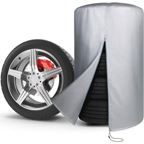 Housse De Pneu - Imperméable - Pour Pneus 17 À 18 Pouces - Protection Et Rangement - Lot De 4 (1/5)
