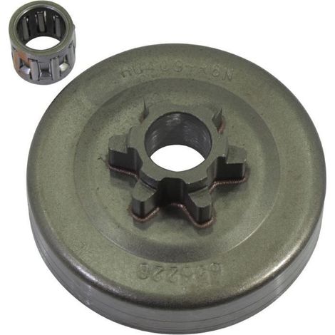 Pignone frizione motosega + gabbia innesto pompa HUSQVARNA 246 335 7 denti