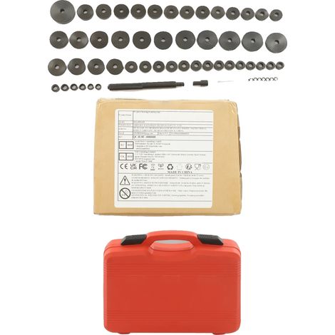 Jeu de pilotes de douilles, kit de 51 pièces, extraction de roulements de précision, noir (1/2)