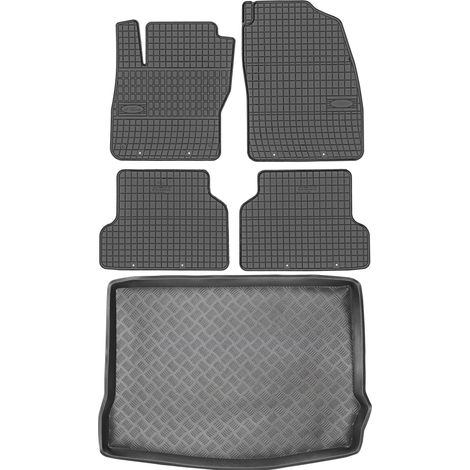 Juego de alfombrillas de goma para coche y maletero para Ford Focus II Hatchback (2005-2011). (1/5)