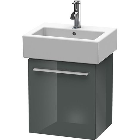 Meuble sous-vasque X-LARGE 328x400x442mm ouverture gauche Gris Doloaveci brillant