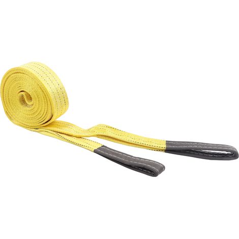 Sangle de levage 3T 6614LB 6M 19.69FT en polyester épais et large, robuste et stable, pour grue et palan. (1/5)