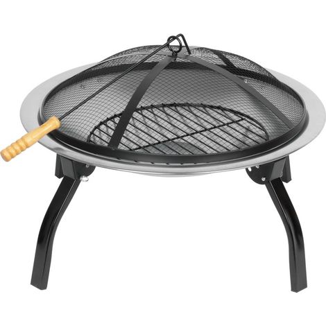 Feuerschale Strend Pro Mara, BBQ, Metall, rund, 57x57x40 cm (1/5)