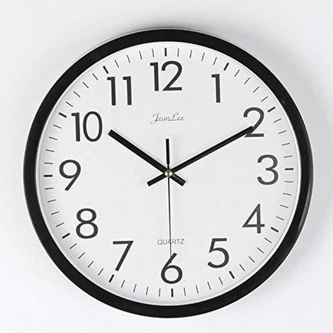 Horloge Murale Moderne Design intemporel avec cadran Ultra-transparent circulaire Super Silencieuse Horloge Salon25cm/10" (1/4)