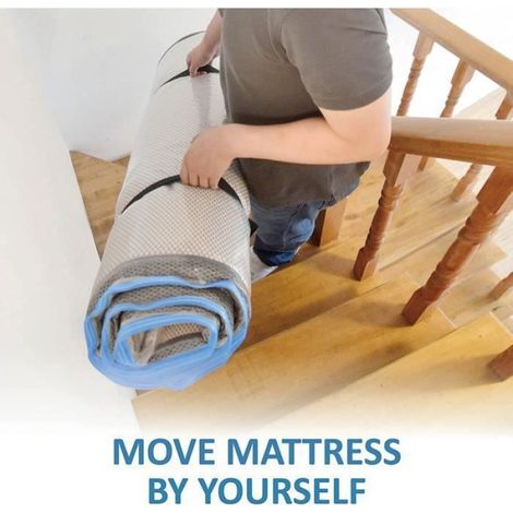 Sac Sous Vide Matelas - 130 x 240 cm - PA + PE - Étanche - Compression 80 % - 1 Pièce (1/4)