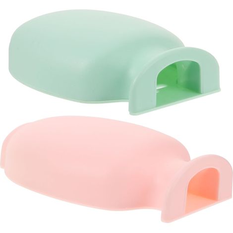 IMIKEYA Lot de 2 vases en silicone, jardinières murales décoratives modernes, couleur aléatoire, (1/5)