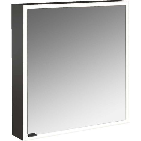 emco prime Armario con espejo iluminado, 600 mm, 1 puerta, tope (1/5)