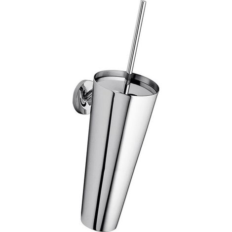 Porte-brosse WC chroméé