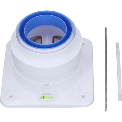 Clapet anti-retour universel unidirectionnel pour hotte aspirante, évacuation des fumées, pour cuisine et salle de bain. (1/5)