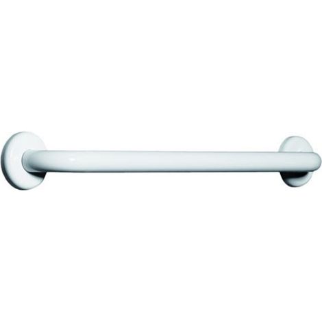 Corrimano Maniglione Lineare Laccato in Acciaio 90 cm Bianco EH-36-PCX (1/2)