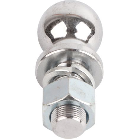 Boule d'attelage remorque 50mm/1,96in, surface lisse brillante, structure compacte, résistant à la rouille, haute résistance, filetage précis (1/3)