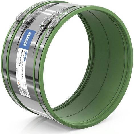 CR Schlauchadapter Typ 2B CSC 335 FKM (305-335mm), bis 2,5 bar, FKM / V2A