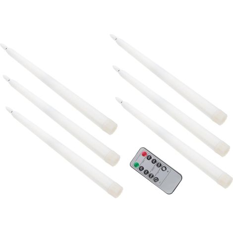 Bougies Coniques À LED sans Flamme avec Télécommande À 10 (1/5)