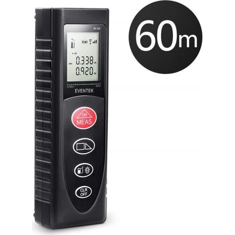 Télémètre Laser Numérique Portable de Precision,ChangM Metre Laser Mesure de Distance Professionnel 60m (1/4)