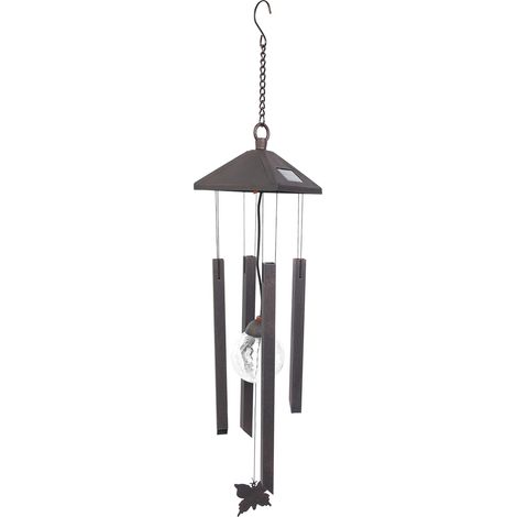 Guirlande Lumineuse Solaire - Clochettes Éolienne à LED Changeant de Couleur - Étanche pour Jardin Balcon Terrasse - 1 Pièce (1/5)