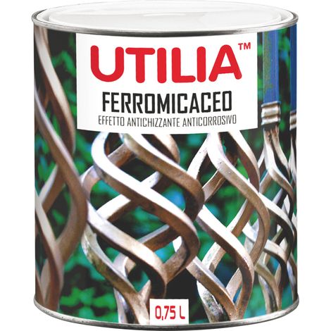 Utilia SMALTO SINTETICO FERROMICACEO ml. 750 Grigio chiaro 6.00 pz