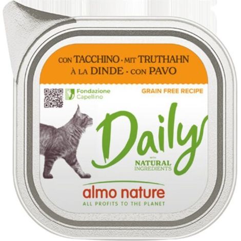 Almo Nature Quotidien Barquette pour chat 100 g - Turquie 100 g