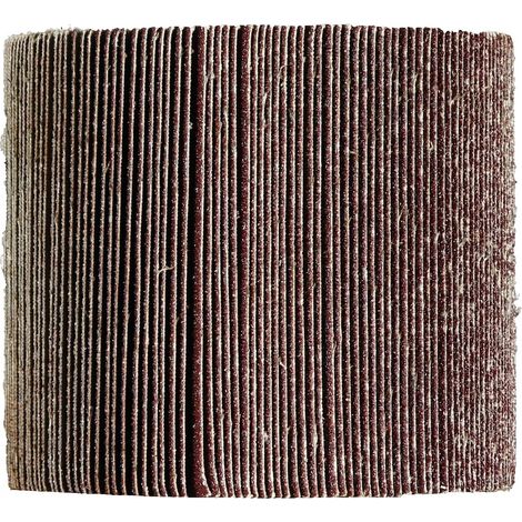 EINHELL Brosse à bandes abrasives - 120 x 100 mm - Grain P80 - Pour métal et bois - Compatible TP-BR 18/32 Li BL (1/2)
