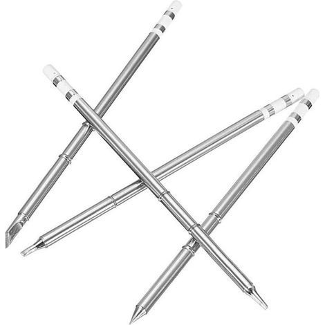 Stück T12 Lötspitzen, hellweiß, Kohlmodelle KB BC2 D24 (1/3)