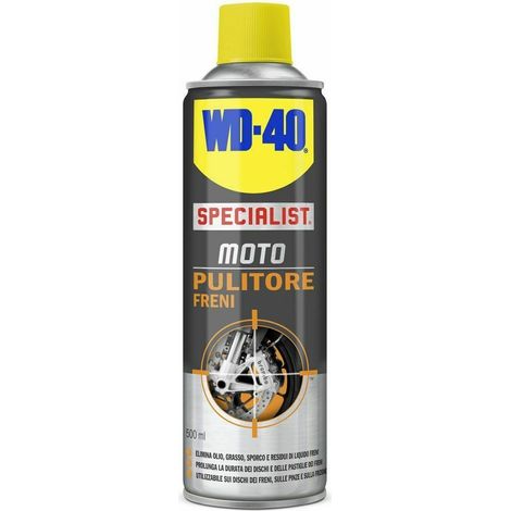 WD-40 Specialist Moto pulitore per dischi pinze pattini per moto Spray da 500 ml (1/8)