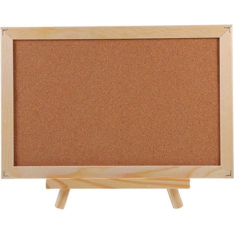 Robuste Kork-Pinnwand, gerahmt – 30 x 20 x 1,2 cm (1/2)