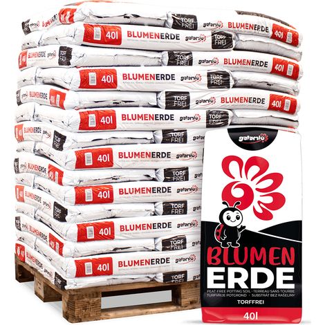 Galamio Blumenerde torffrei 40l x 45 Sack 1800l