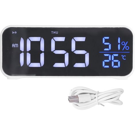 LED-Digitalwecker mit Musik, USB-Ladefunktion und Temperaturanzeige für Zuhause (1/5)