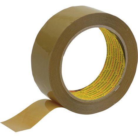 Nastro adesivo marrone da imballaggio 50 mm x 66 m 305 KT000038192/7000095639 (1/3)