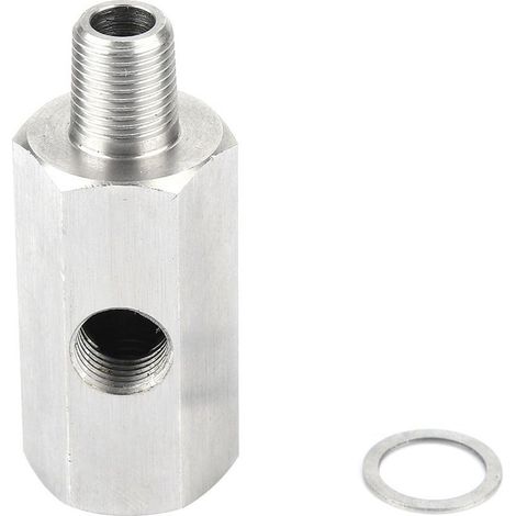 Adaptateurs de capteur de pression d'huile, connecteur professionnel antirouille en acier inoxydable pour accessoire de voiture (1/5)