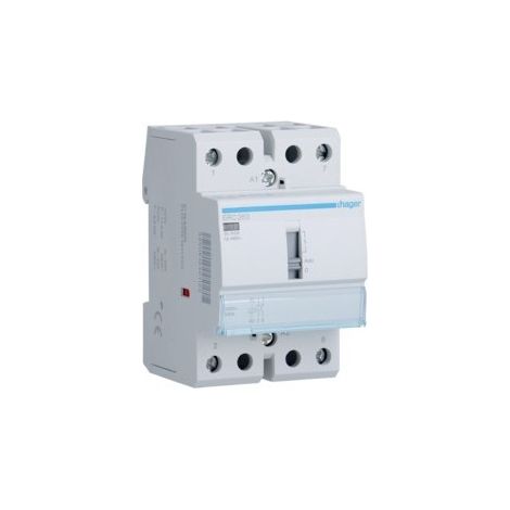 Contact cde manu 63A, 2F, 230V - AUTOMATISMES HAGER ERC263 (1/2)