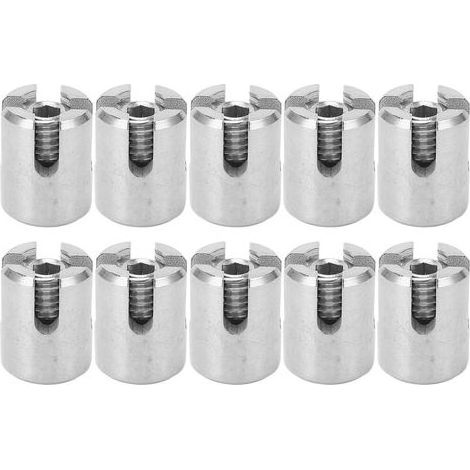 10 pièces colliers de câble croisés inox M10 – Fixation câble 4mm – Pour intérieur et extérieur – Résistance et esthétique (1/5)