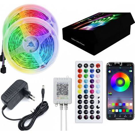 20 m lange LED-Streifen mit Bluetooth-App-Steuerung (1/5)
