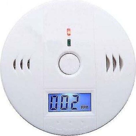 Carbon monoxide detector, high stability and sensitivity, 10104cm, white ABS (1/3)