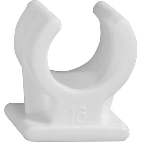 Supporto aperto per tubi di installazione elettrica da 16 mm, 10 pezzi - VT-211-1610 (1/2)