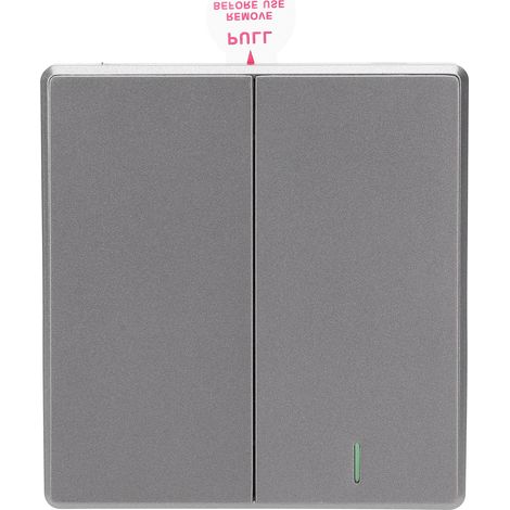 Interrupteur à distance sans fil, boîtier en plastique doré, contrôleur de lumières LED 2-Ouvertures TDL9987-2 (1/5)