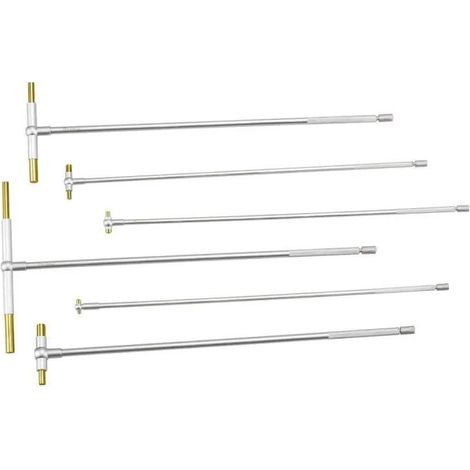 Dasqua 5911-0001-A Set von teleskopischen Messschablonen aus Metall