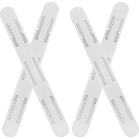 glissières adhésives pour tiroirs de placards en ABS blanc (1/5)