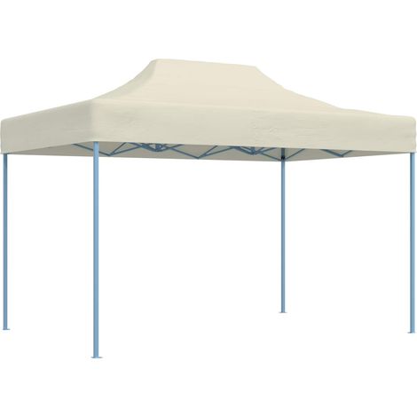 Party Tent Folding Cream 280 x410 x 315 cm Oxford Fabric vidaXL